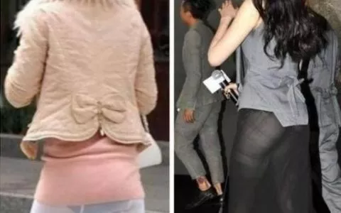 打底裤千万不要穿成这样你想过路人的感受吗？