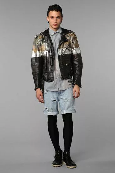 温暖不误风度 男士也爱打底裤 4