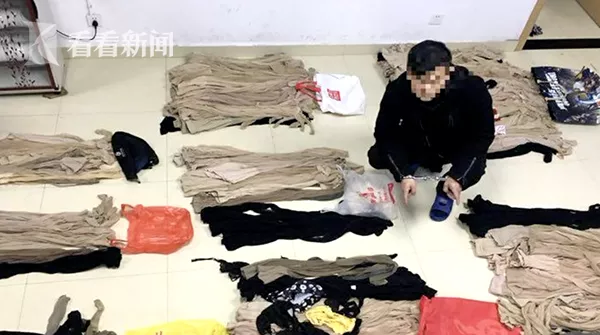 视频｜小伙偷400多条女性丝袜内裤解压 曾想看心理医生