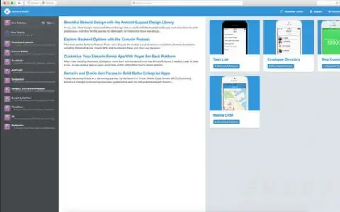 Xamarin为Mono for Android提供了一个可视化设计器