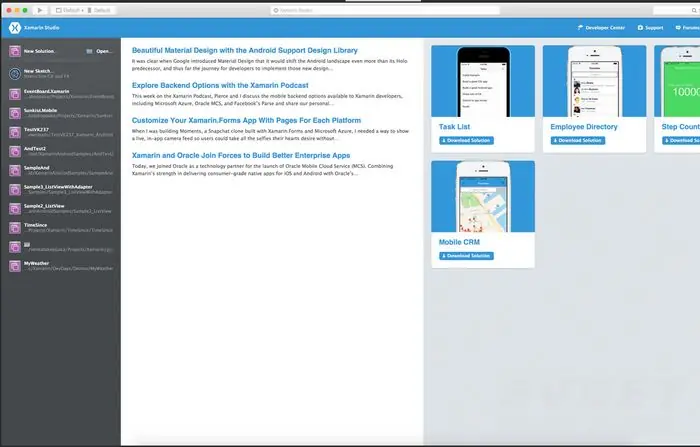 Xamarin为Mono for Android提供了一个可视化设计器