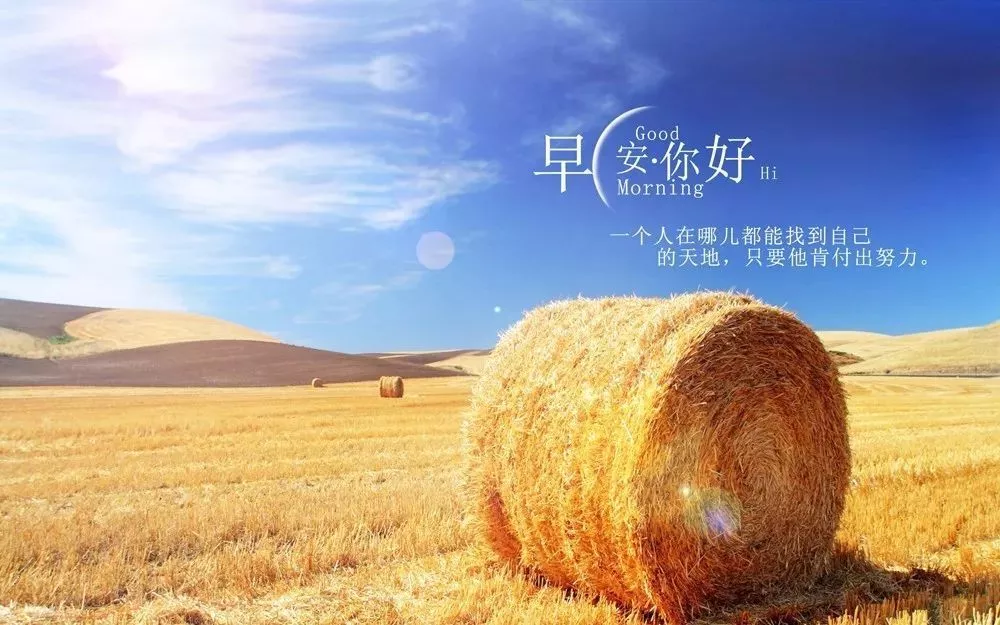 早安心语励志 早安图片正能量带字