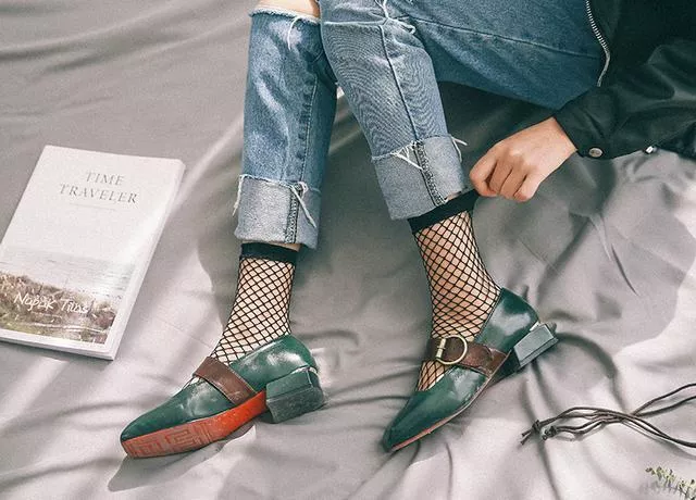 渔网袜性感妹子可以这么穿！仅售26块哟有人恨有人爱 4