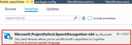 通过编写C#代码使用Azure AI 服务进行语音识别 5