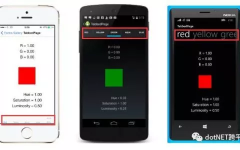 C使用Xamarin开发可移植移动应用进阶篇(7使用布局渲染器修改默认布局)附源码