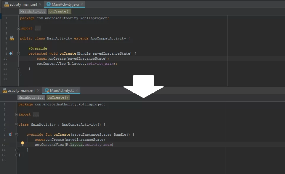 用于 Android 应用程序开发的 Kotlin 与 Java