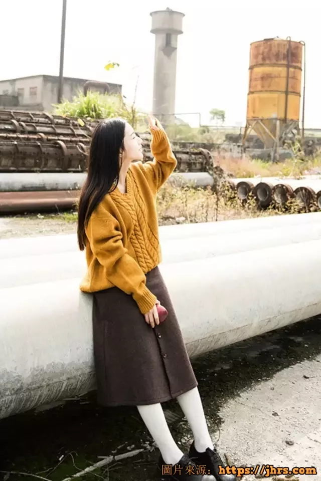 冬天穿丝袜的妹子