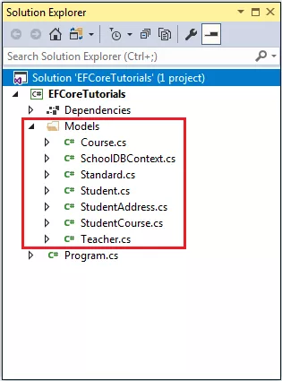 现有数据库如何使用Entity Framework Core