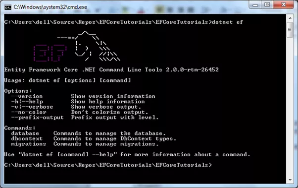 Entity Framework Core安装教程