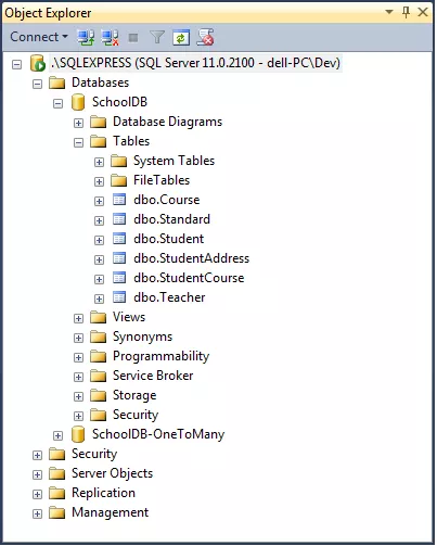 现有数据库如何使用Entity Framework Core