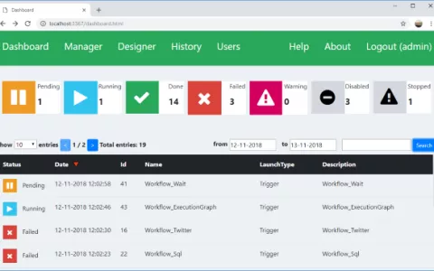 .net core中的开源工作流引擎Wexflow介绍