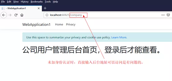 .net core使用razor pages指定目录登录后才能访问 5