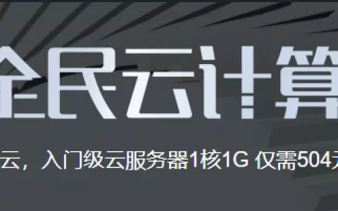 阿里云这个适合开发人员入门级的云服务器