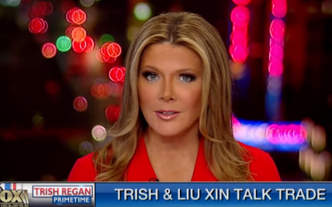 福克斯与CGTN：Trish Regan和刘欣之间的贸易战争辩论