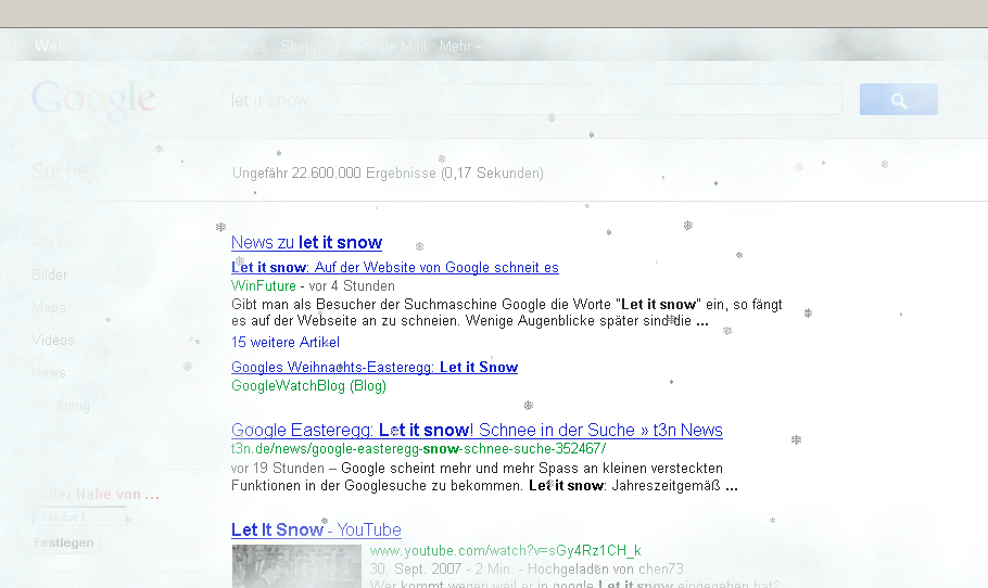 8年前的google，可以搜索let it snow，让人真是怀念 2
