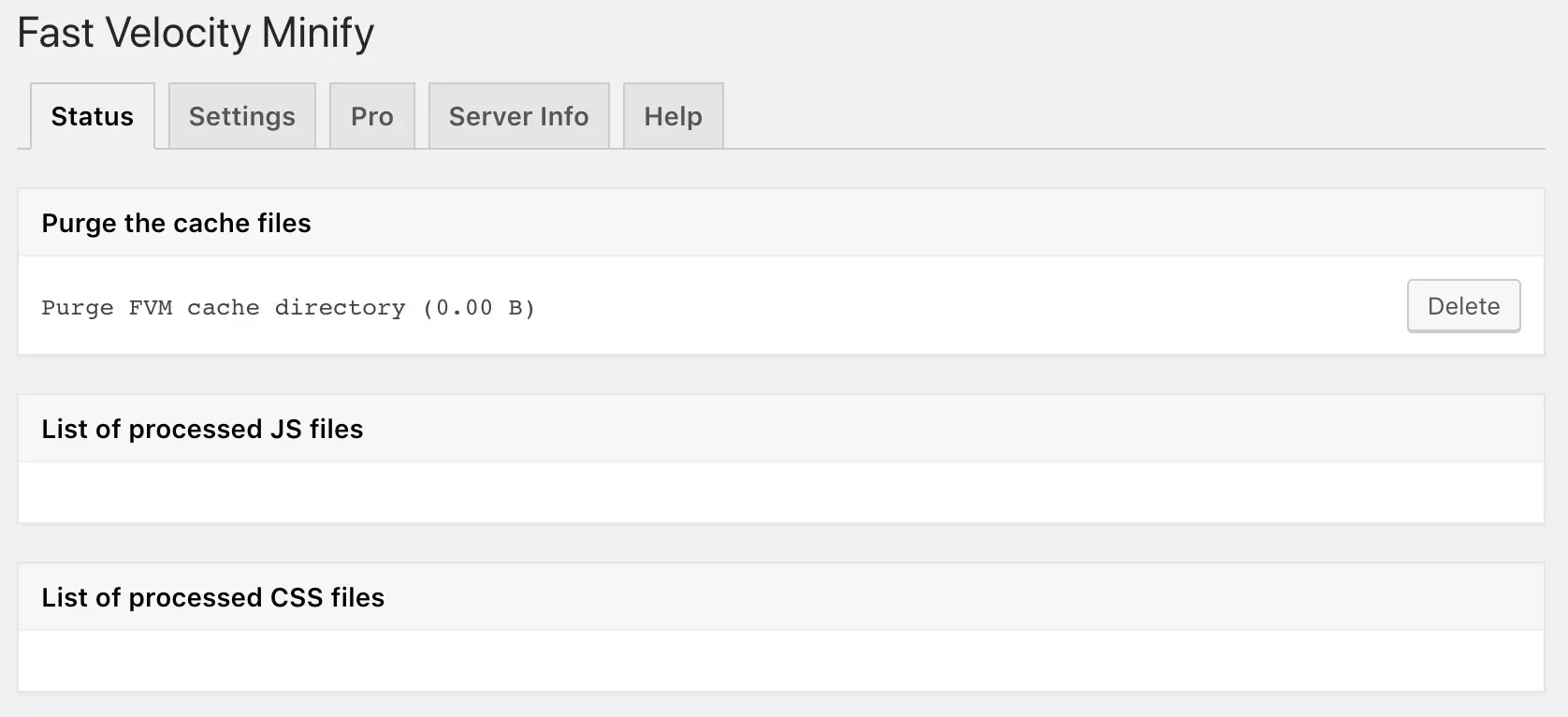 wordpress站点优化插件：Fast Velocity Minify-微笑空间站