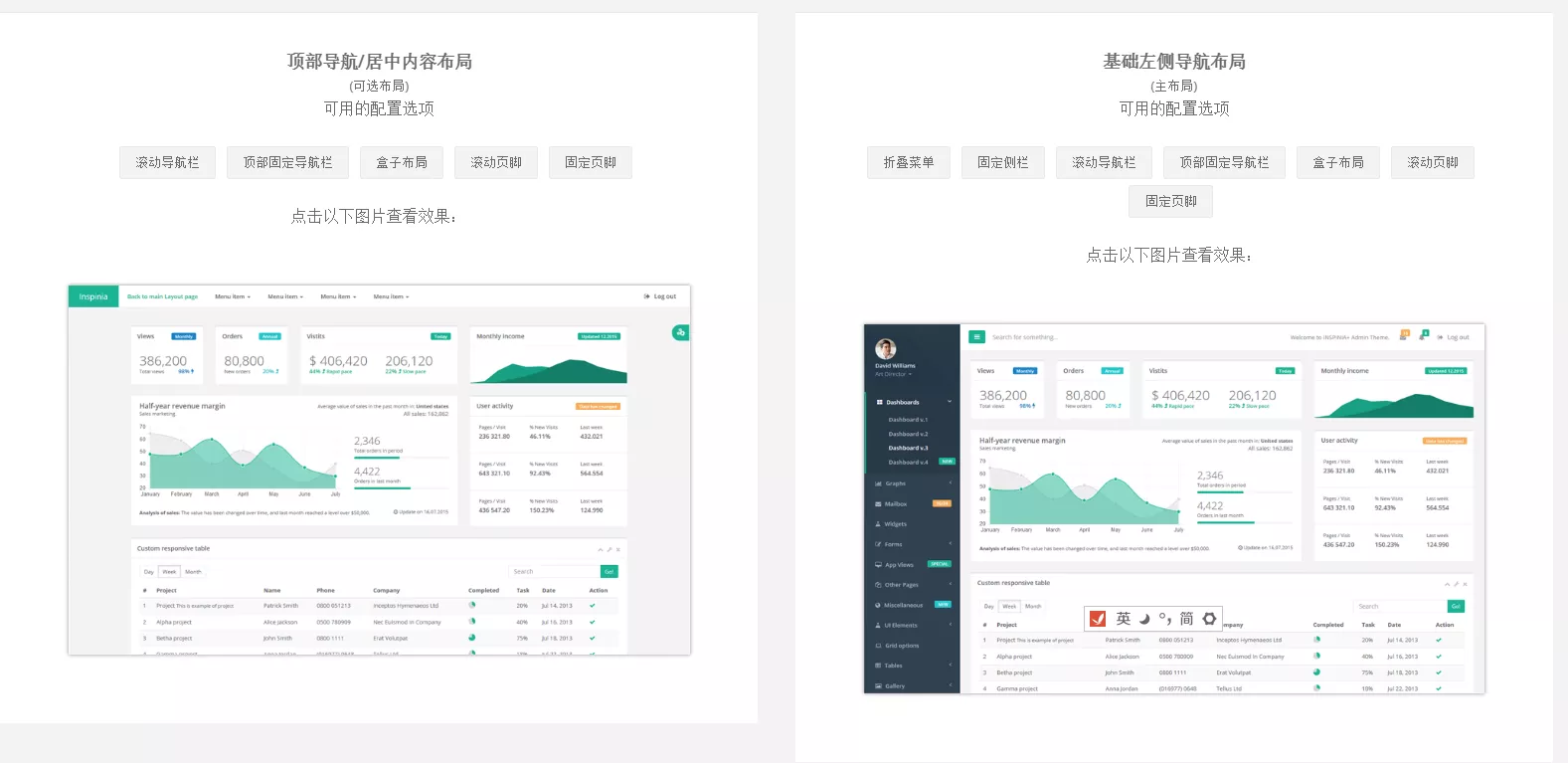 图表效果