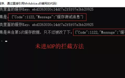 直接引用MrAdvice.dll文件不能实现AOP拦截，教你1分钟解决这个问题