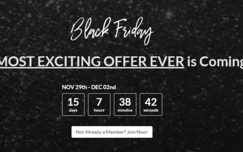 wealthy affiliate Black Friday 2019