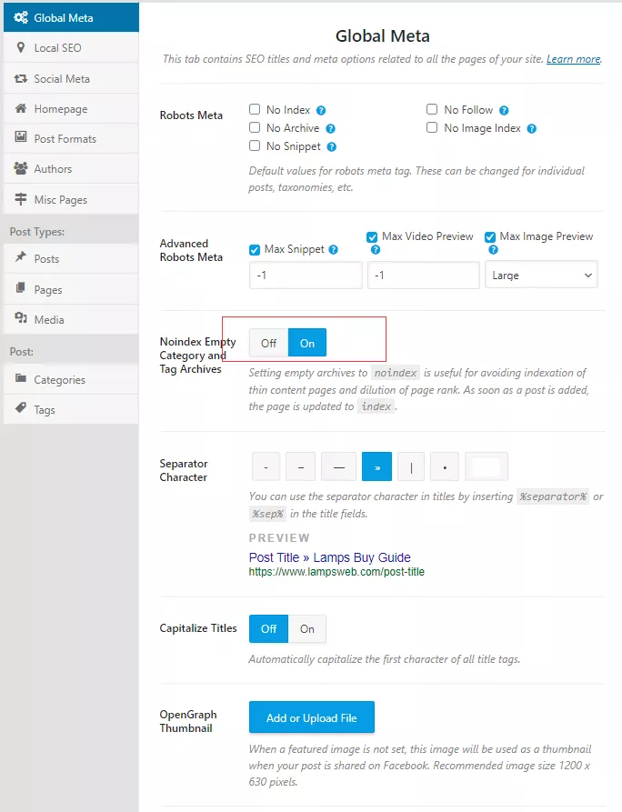 SEO Titles & Meta