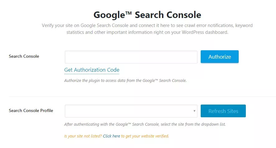 Rank Math 配置 Google Search Console