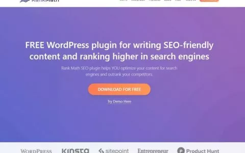 Rank Math SEO插件设置指南，2026 WordPress建站必备