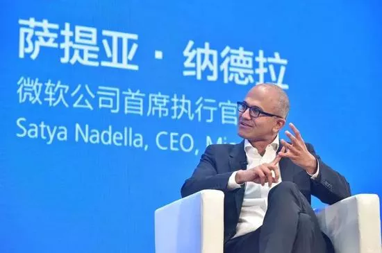  （微软现任 CEO Satya Nadella）