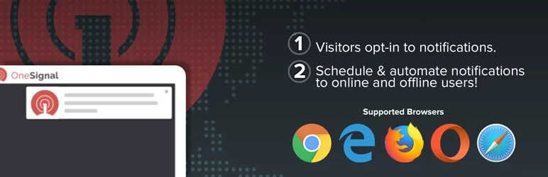OneSignal免费Web推送通知插件