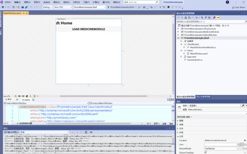 .NET 5 WPF MVVM框架Prism模块化