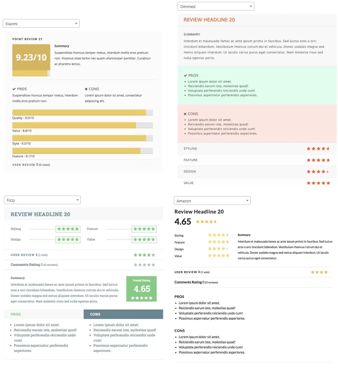 2026 最新WP Review Pro插件全局设置中文简介 20