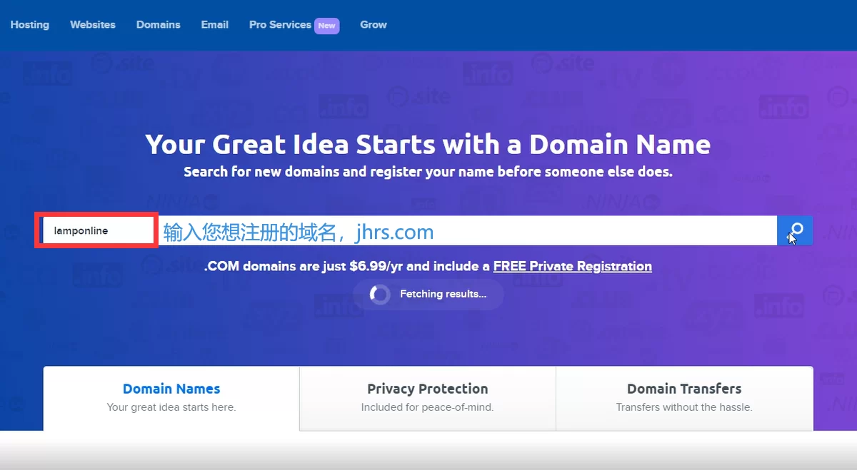 2026最新DreamHost域名注册教程 1