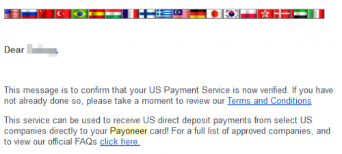 美国银行账户Payoneer卡，Amazon联盟收款必备 3