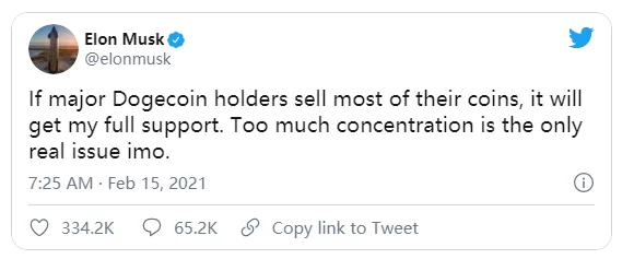 伊隆·马斯克关于狗狗币的推文使其价格上涨10％ 3