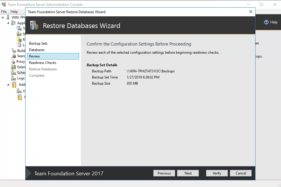 TFS 2018迁移指南 5