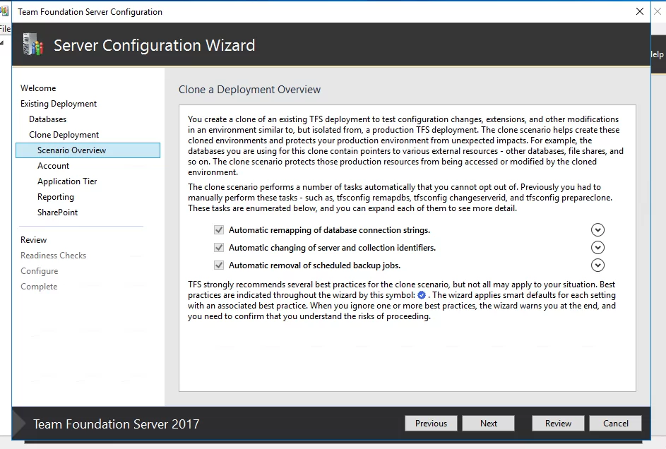 TFS 2018迁移指南 12