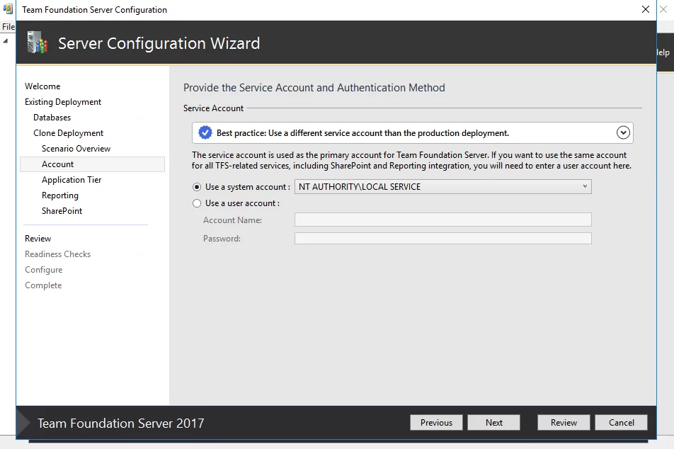 TFS 2018迁移指南 13