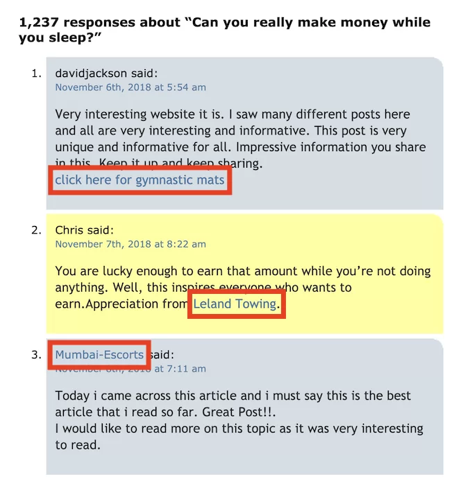 dofollow 反向链接示例