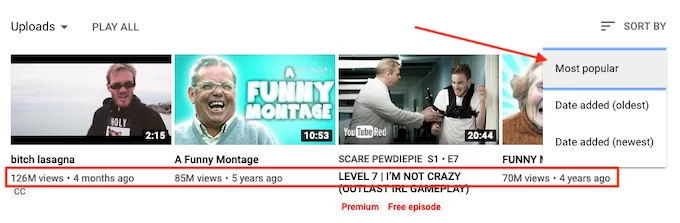 youtube 最受欢迎