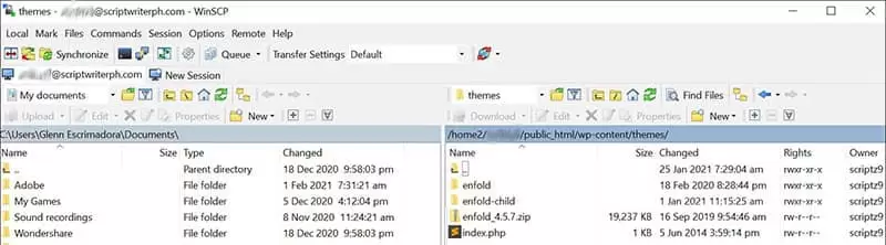 转到您的项目文件夹 wp-content 主题文件夹，然后解压缩或解压缩 Enfold zip
