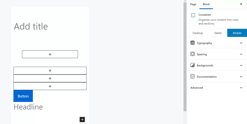 Generateblocks 移动定制