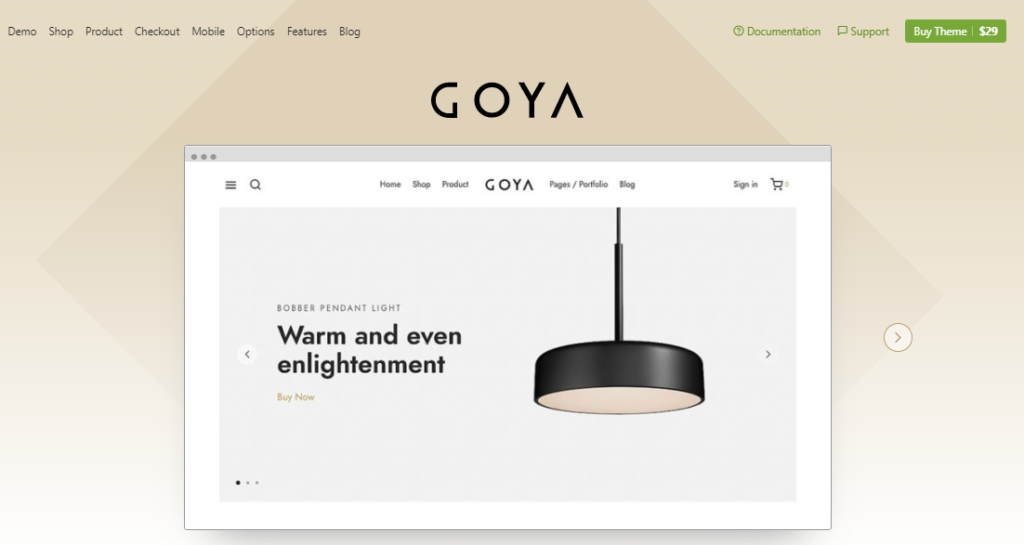 2022 WordPress英文Goya主题测评 1