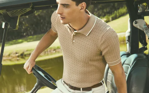 海淘bugatchi麻花针短袖 Polo衫$179值吗