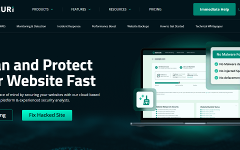 2026 外贸站长救急Sucuri修复黑客攻击