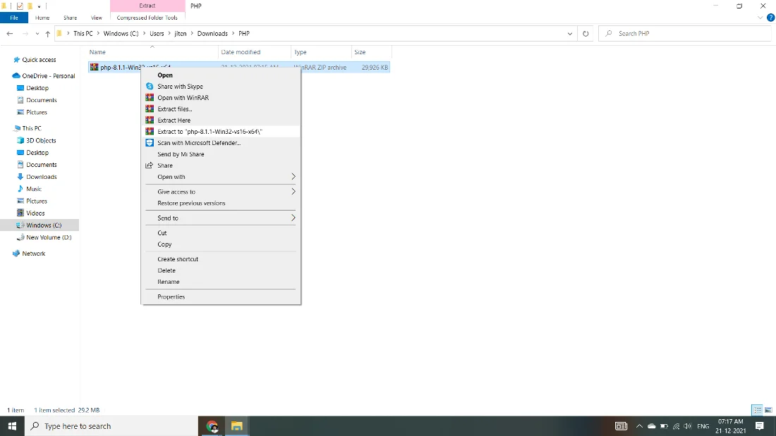 2026 Windows 11 安装 PHP环境教程 3
