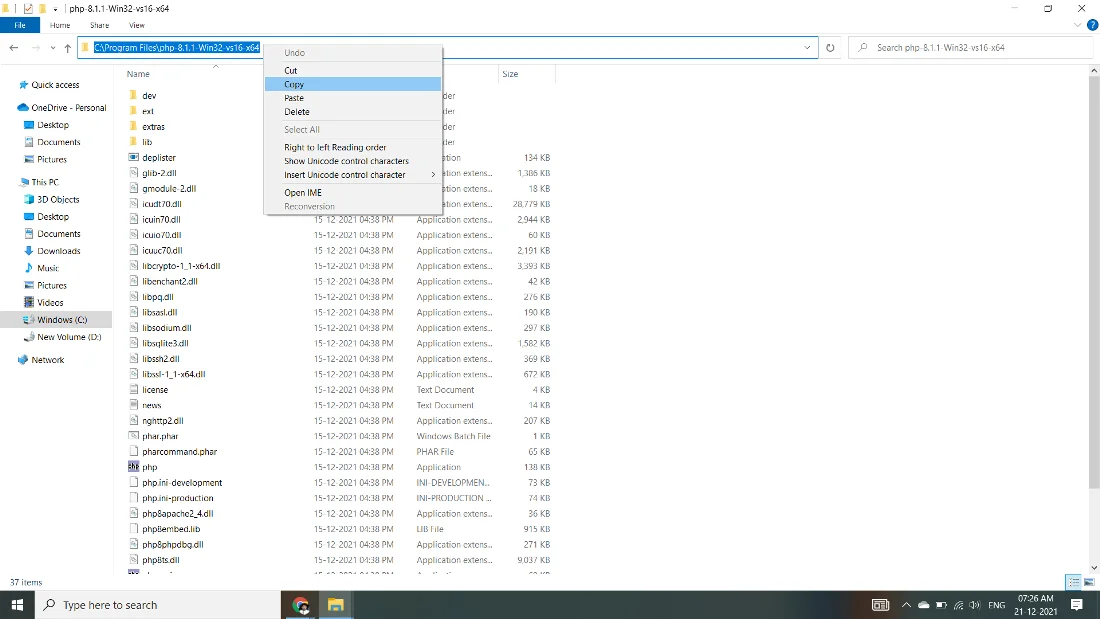 2026 Windows 11 安装 PHP环境教程 8